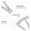 De Brow Tool Argenté Inoxydable Pour Confort 9