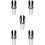 5Pcs Small Garden Buckets Silver Soil Dig Lightweight Portable 9