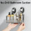 No-Drill Bathroom Suction Storage Box – Heavy Duty, High Capacity, Bottom Drainage, Easy Remove, Secure Suction, Wide Open Design 2