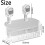 No-Drill Bathroom Suction Storage Box – Heavy Duty, High Capacity, Bottom Drainage, Easy Remove, Secure Suction, Wide Open Design 7