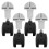 12Pcs Multi Abs+iron Cat Cage Casters Pets Cage Wheels Easy Assembly 2