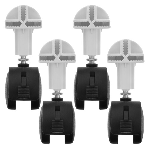 12Pcs Multi Abs+iron Cat Cage Casters Pets Cage Wheels Easy Assembly 1