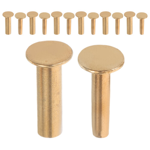 28Pairs Golden Copper Rivets for Handle Replacement DIY Hardware 1