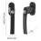 Lockable Window Handle With Key & Screws Shed Door Handle Lock Stainless Steel Lockable Replacement Handle Enduring 6