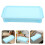 4Pcs Blue Durable Plastic Pencil Case Large Capacity for School Desk 10