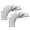 100Pcs Metal Right Angle Drawer Lock Strike Plate for Home Office Use 3
