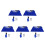 5Sets Lightweight Cylinder Wall Bracket for Stable Lab Use 2