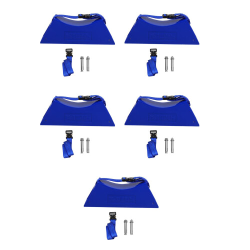 5Sets Lightweight Cylinder Wall Bracket for Stable Lab Use 2