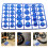 30Pièces Caches Vis ABS Bleu Décoratifs Protection Et Style 9