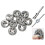 9Piece Left Hand Metric Thread Die Set Mechanical Maintenance Professional Threading Tool for DIYer Projects Accessories 2