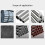 9Piece Left Hand Metric Thread Die Set Mechanical Maintenance Professional Threading Tool for DIYer Projects Accessories 4