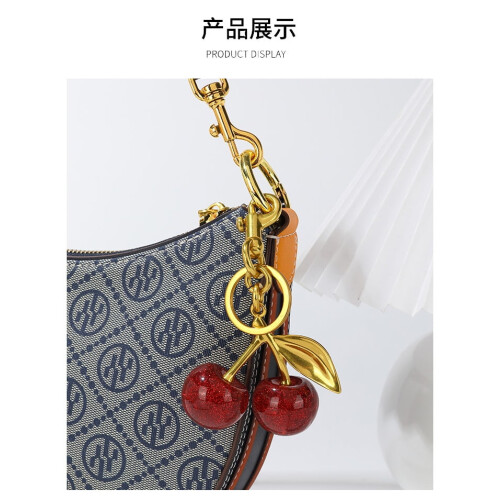 Cherry Bag Charm Keychain for Women - 1 Piece 2