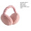 Warm Winter Earmuff Soft Plush Foldable Windproof Thicken Ear Fluffy Solid Color Elastic Ear Cover Head Accessory Light Yellow 8