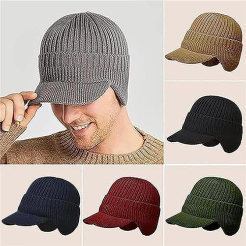 Knitted Winter Hat with Ear Flaps 1