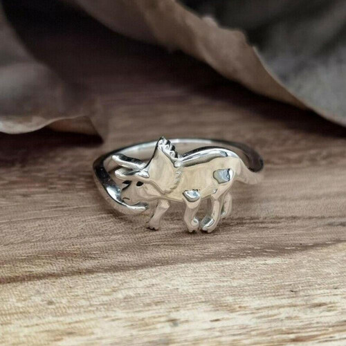 Adjustable Alloy Dinosaur-Style Ring for Gift-Giving 1