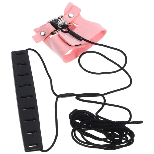 2Sets Flexible Pink Small Pet Leash and Adjustable Harness Set 1