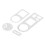 Office Supplies for Students Creative Drafting Rulers Multifunctional Geometric Ruler Drawing Template Measuring Tool Plastic Design Tools 6
