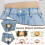 Adjustable Alloy Waist Button for Jeans Skirts Pants 3