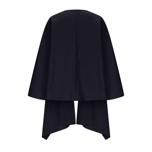 Women's Open-Front Bat-Sleeve Shawl Wrap Coat