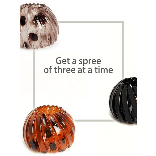 Southwit Black Bun Tie Bulk Claw 2