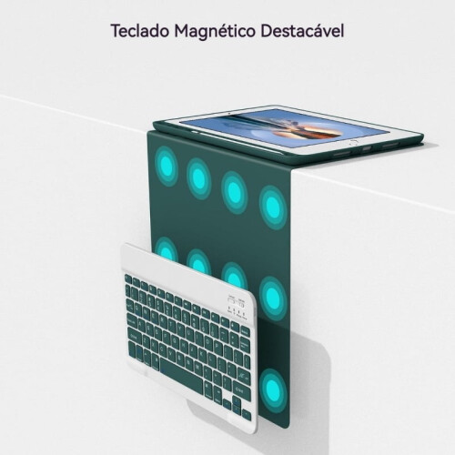 Capa Splplus com caneta, teclado e mouse compatível com Samsung Galaxy Tab 1