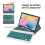 Capa Splplus com caneta, teclado e mouse compatível com Samsung Galaxy Tab 4