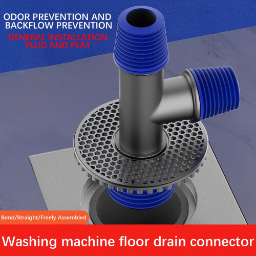 Washing Pipe Connector Plastic for Bathroom Drain Odor and 1