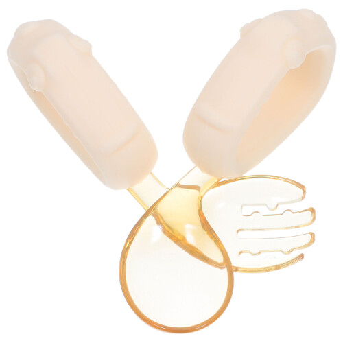 4Ensembles Couverts Toddler Beige Ppsu Danger Ergonomique 2