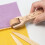 HEMOTON Press Roller with Handle Seam Roller DIY Sewing Tool 14.5X4cm 7