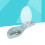 2Pcs Blue Fish Scale Cleaning Tools ABS Material Easy Grip 8
