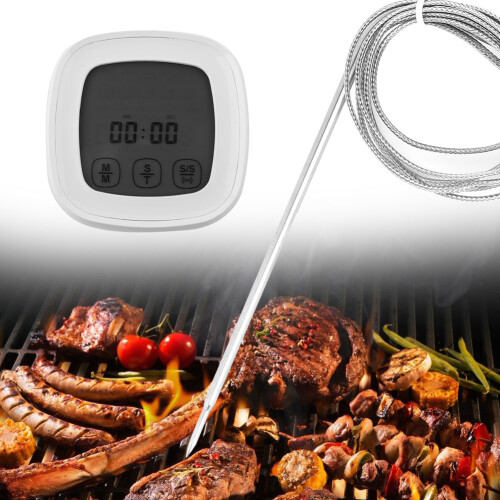 Versatile Digital Oven Thermometer, With Programmable Timer And Celsius Fahrenheit Switch, Elevating Your Cooking Experience 1