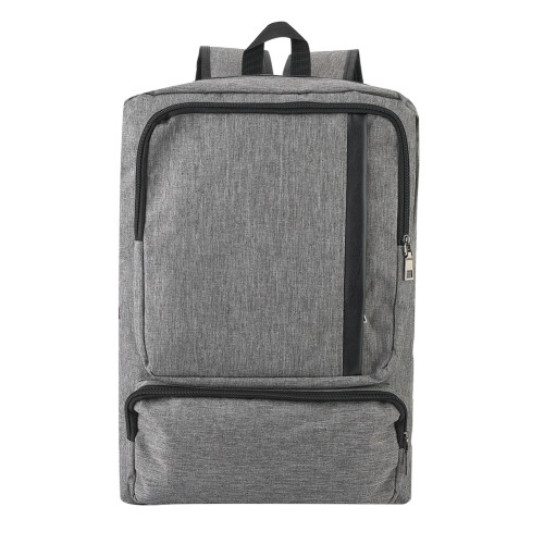 Compact Travel Backpack, Durable Polyester Fabric, Large Storage Space for Electronics and Essentials, Built-in USB Charging Port, Comfortable Back 1