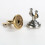 2pcs Party Mini Thread U Shape Table Number Holders Stainless Steel Menu Stand 3