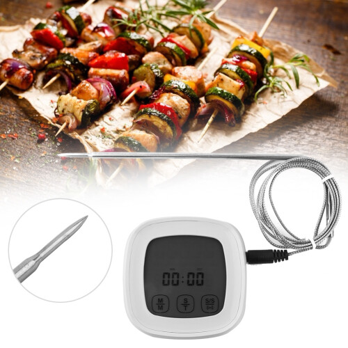 Versatile Digital Oven Thermometer, With Programmable Timer And Celsius Fahrenheit Switch, Elevating Your Cooking Experience 2