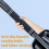Heavy-Duty Extendable Snow Pusher ABS+PP Plastic EVA Handle 1