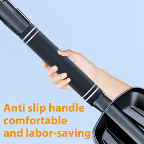 Heavy-Duty Extendable Snow Pusher ABS+PP Plastic EVA Handle