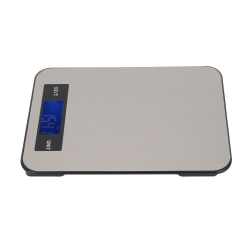 Versatile Digital Kitchen Scale, Multipurpose Accuracy For Culinary Creativity, Large Lcd Display Enhances Visibility, Stainless Steel Platform 2