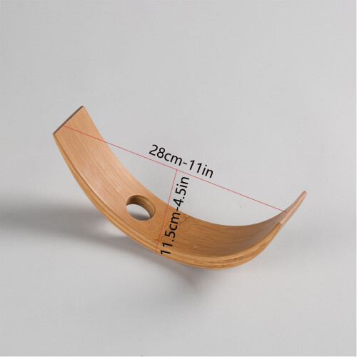 Self-Balancing Wine Bottle Rack Countertop Curved 1-Bottle 1