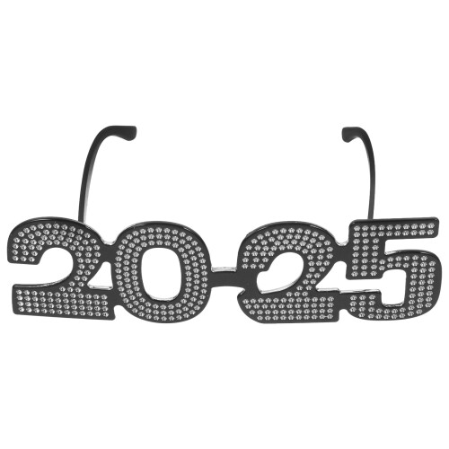 4Pcs Practical ABS 2025 Glasses New Year Costume Accessory 2