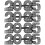 4Pcs Practical ABS 2025 Glasses New Year Costume Accessory 9