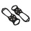 Αντιολισθητική λαβή για υπαίθρια αναρρίχηση, λαβές πάγου-χιονιού από υλικό TPE για 2