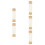 5Pcs Compact Multi Blank Hanging Wall Scrolls for Chinese Calligraphy 8