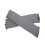 1 Pair Zipper Design Arm Rest Covers Computer - Gray, as described 2