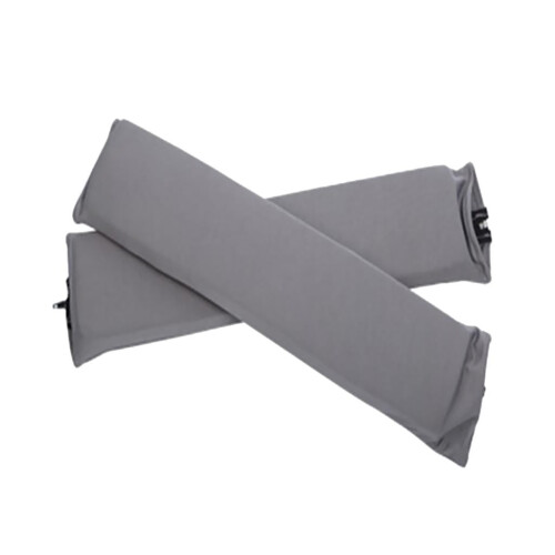 1 Pair Zipper Design Arm Rest Covers Computer - Gray, as described 1