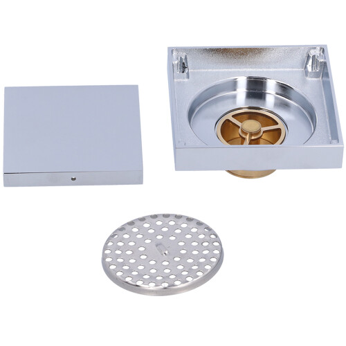 Copper Drain with Efficient Drainage System for Kitchen Balcony, Anti Odor Perfect Sealing 1