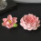 Lotus Freesia stearinlys silikonform DIY gipsdiffusor stein bilpyntform 2