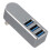 Usb Hub For Laptop Rotatable USB 3.0 Hub Grey ABS 1Pcs 4