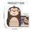 Mochila Macaco 17 polegadas, Mochila Macaco de Desenho Animado, Grande Capacidade 5