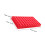 Versatile Red Coin Organizer Plastic Container with Grids for Multiple Coin Types 6