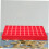 Versatile Red Coin Organizer Plastic Container with Grids for Multiple Coin Types 8